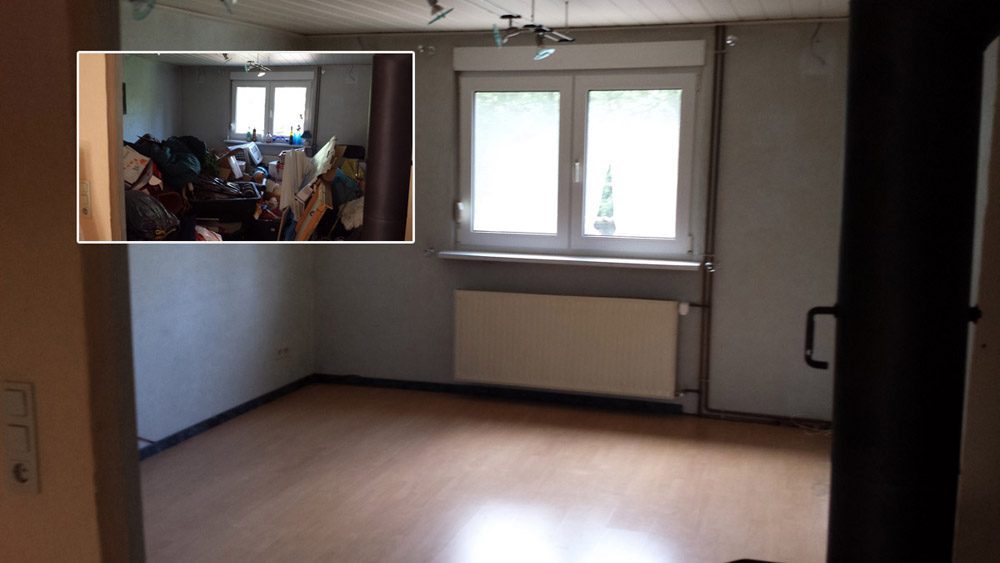 Möbliertes Zimmer — Auflösung und Endreinigung